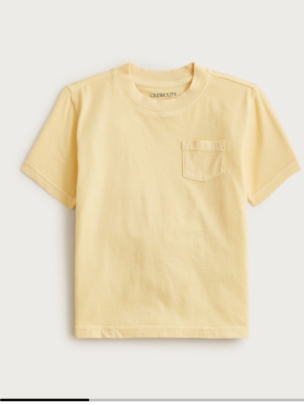 NWT J Crew Boys Garment-Dyed Pocket TShirt